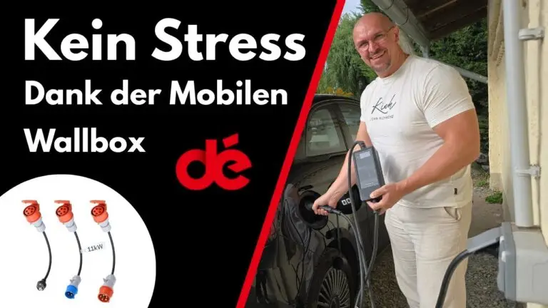 Kein Stress im Urlaub! Fiat 500e laden an Schuko mit dé Mobile Wallbox